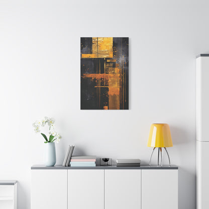 Abstract Modern Canvas Art Piece, Wall Decor