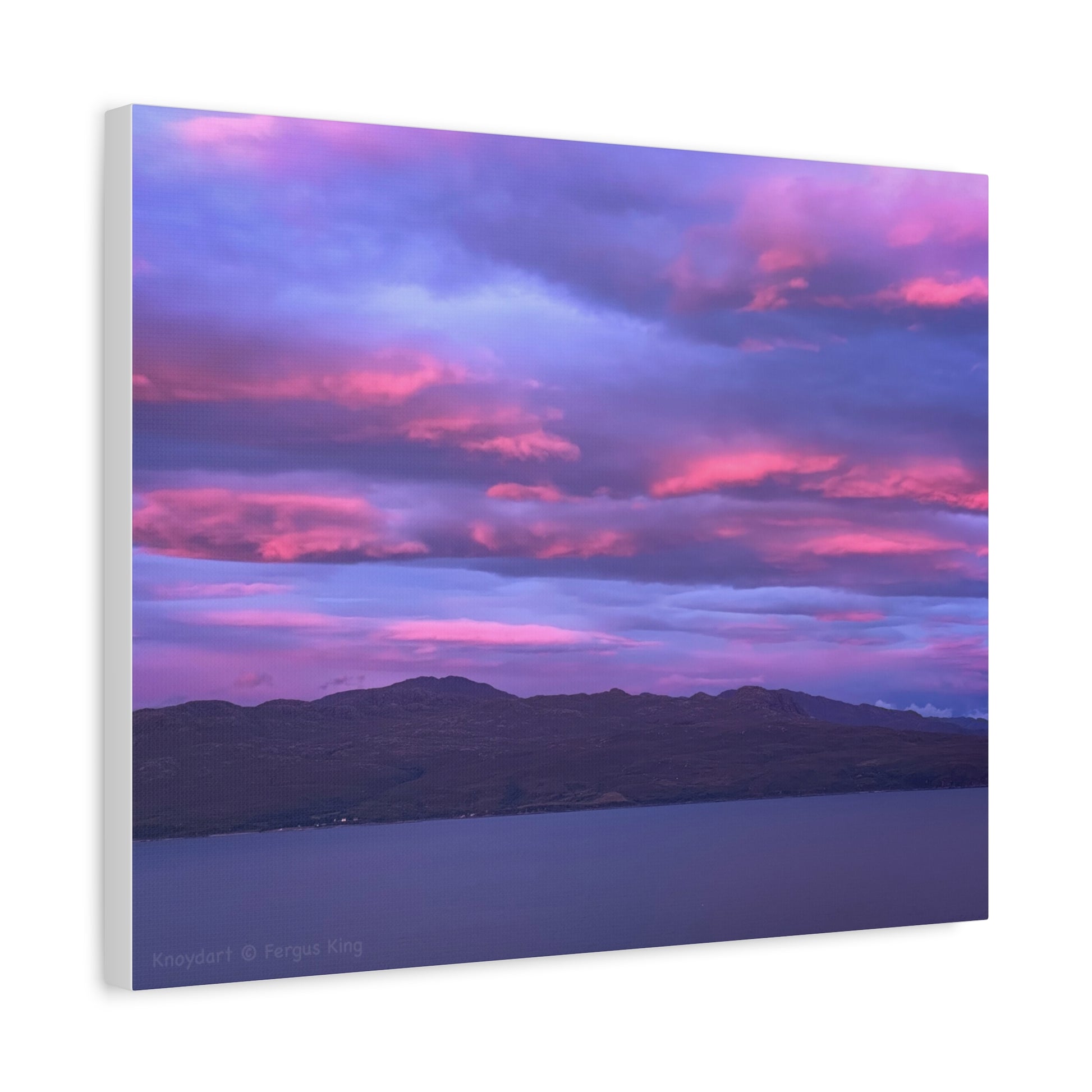 Knoydart Canvas Print – Scottish Highlands Wall Art by Photographer Fergus King
