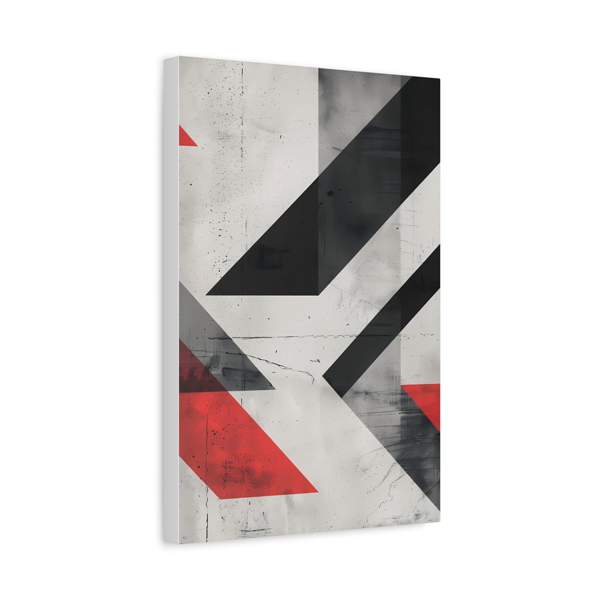 Industrial Arrows — Modern Black & Red Poster
