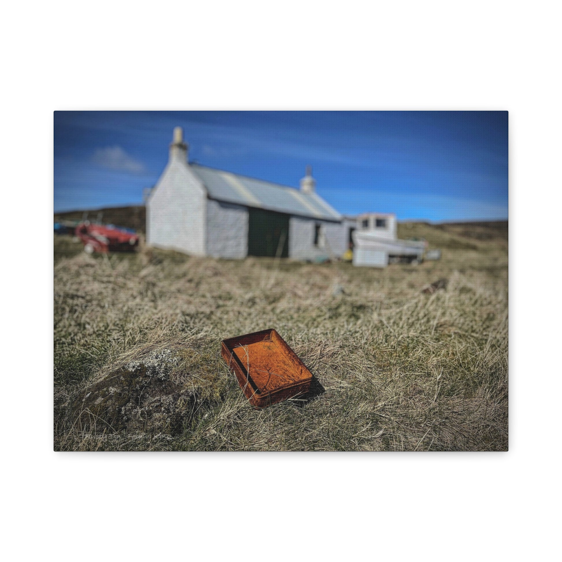 Rust Tin in the Highlands Canvas Print – by Photographer Fergus King