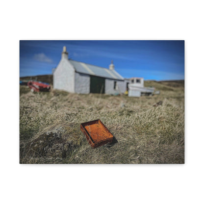 Rust Tin in the Highlands Canvas Print – by Photographer Fergus King