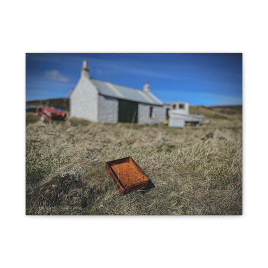 Rust Tin in the Highlands Canvas Print – by Photographer Fergus King
