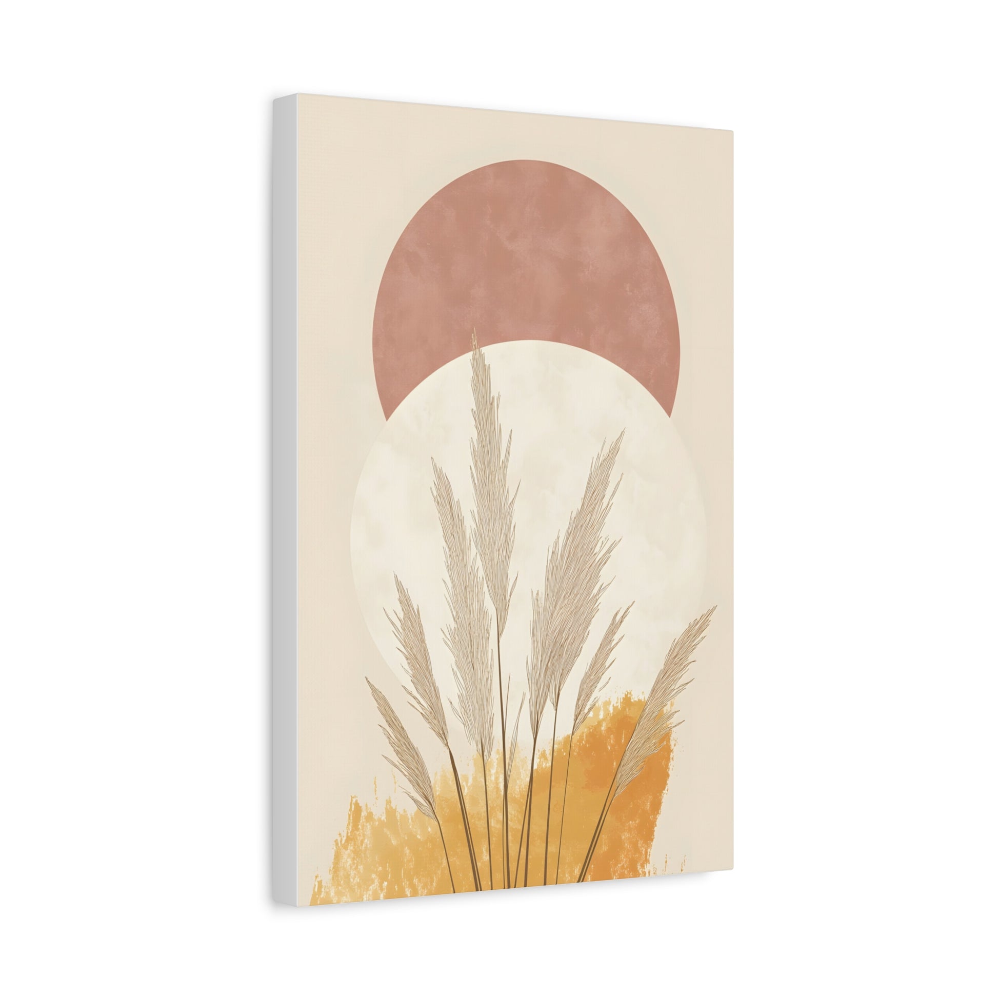 Boho Chic Wall Art Canvas, Modern Decorative Print