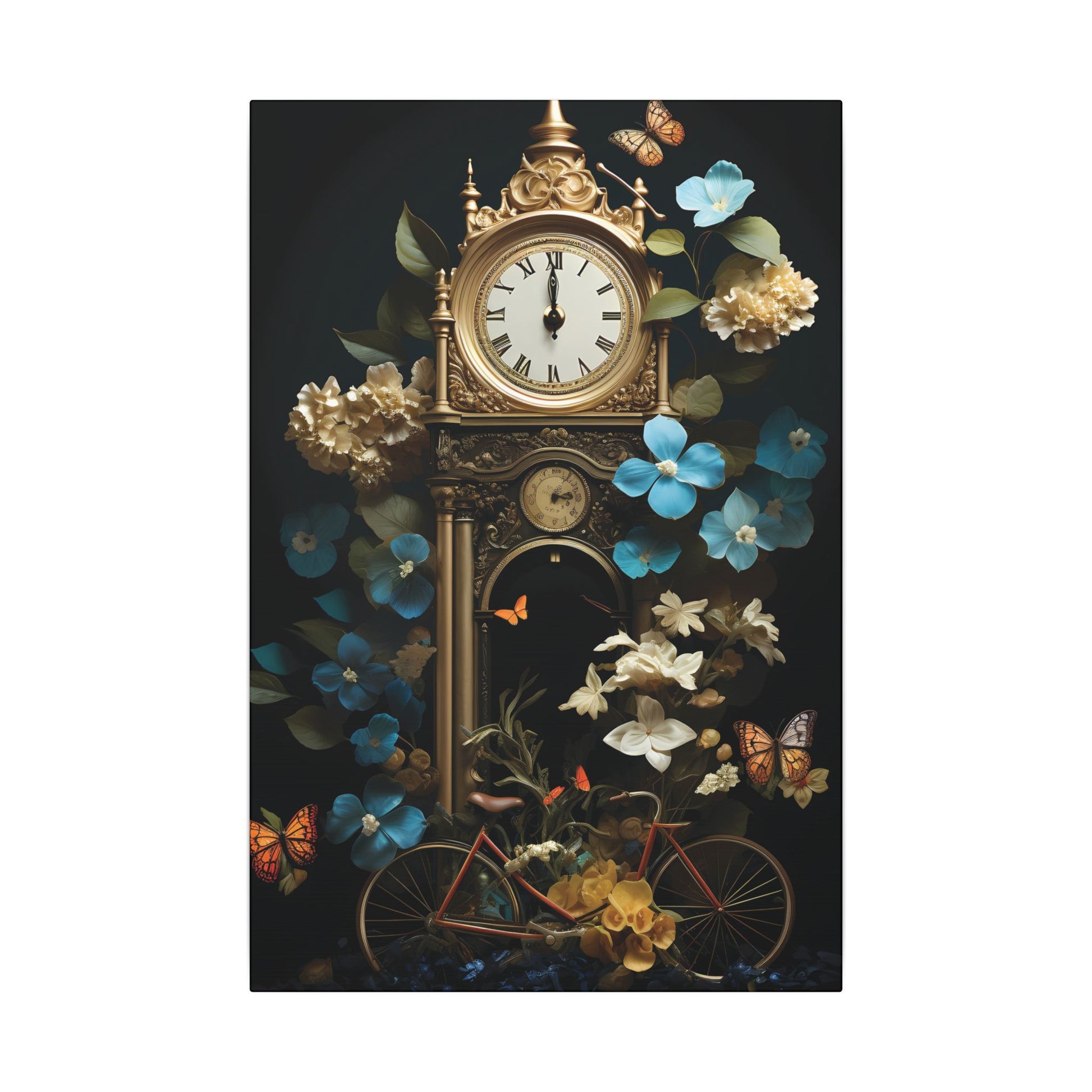 Vintage Floral Wall Art Print