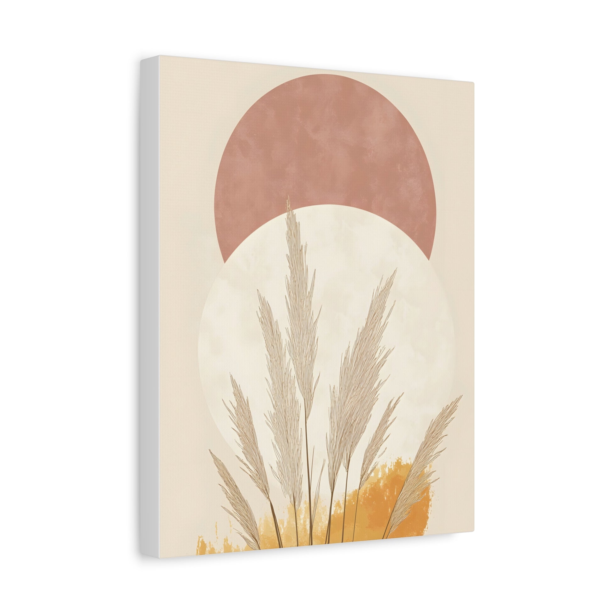 Boho Chic Wall Art Canvas, Modern Decorative Print