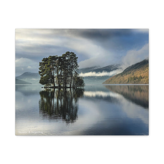 Kenmore Canvas Print – Scottish Loch Landscape Wall Art by Photographer Fergus King