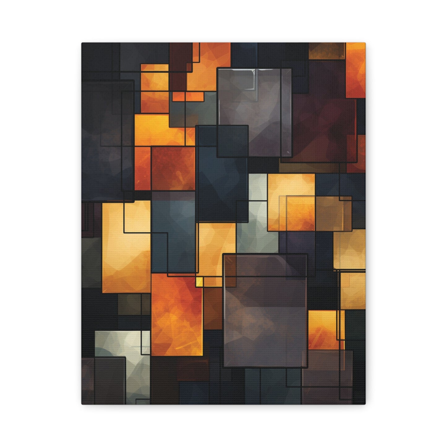 Abstract Matte Canvas Wall Art, Modern Decor for Home