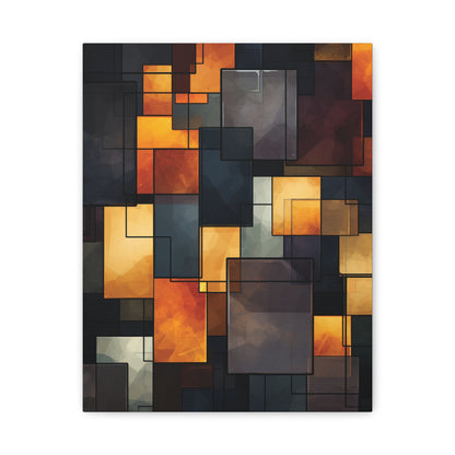 Abstract Matte Canvas Wall Art, Modern Decor for Home