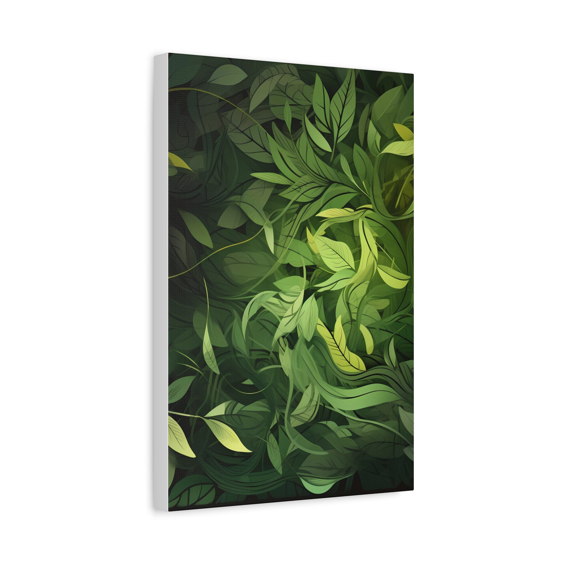 Verdant Dreams — Leafy Modern Nature Print