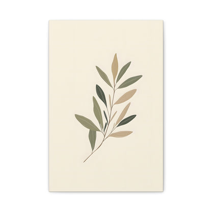 Minimalist Botanical Leaf Illustration