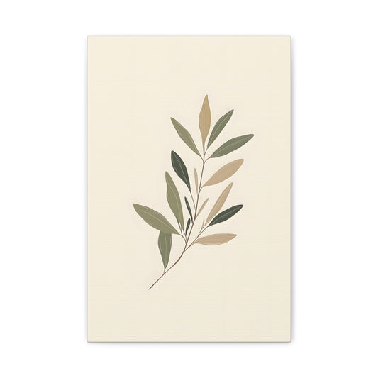 Minimalist Botanical Leaf Illustration