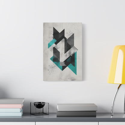 Structural Abstraction — Minimalist Geometry Poster