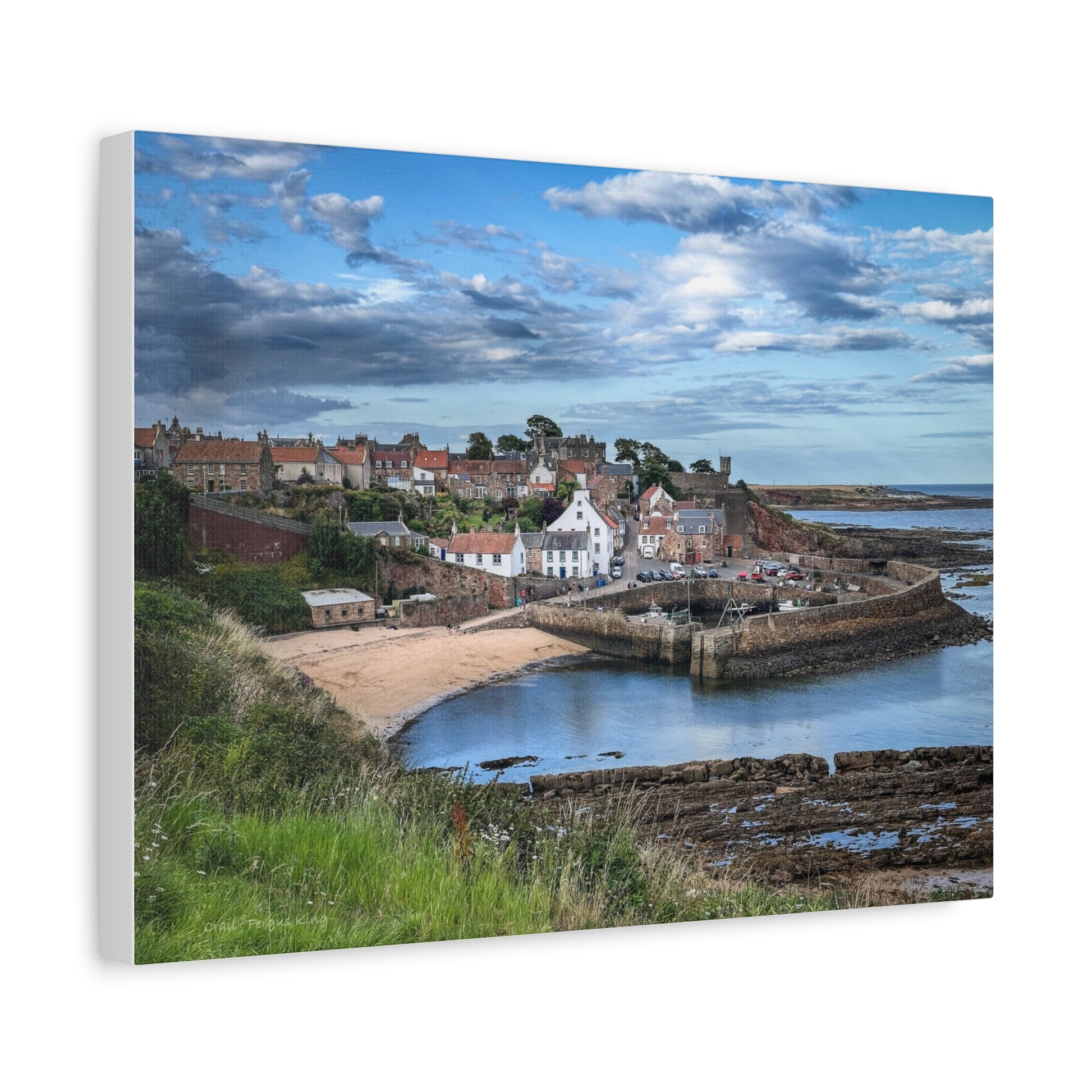 Crail Canvas Print – by Photographer Fergus King