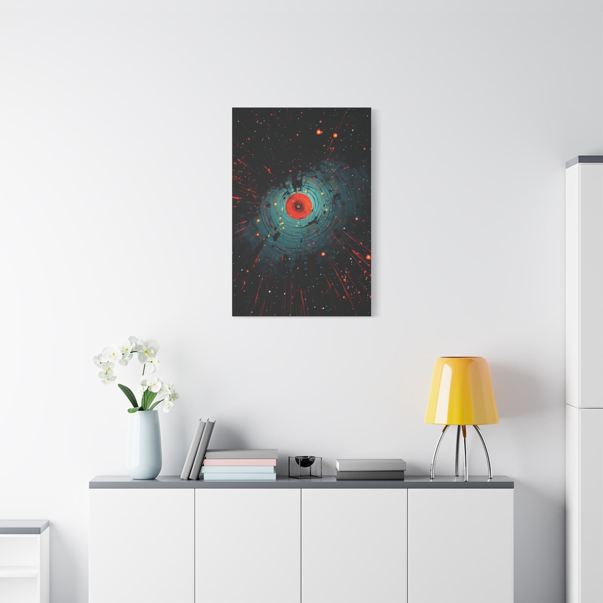 Stellar Impact — Modern Space-Inspired Poster