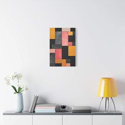 Modern Wall Art Print - Geometric Canvas Decor