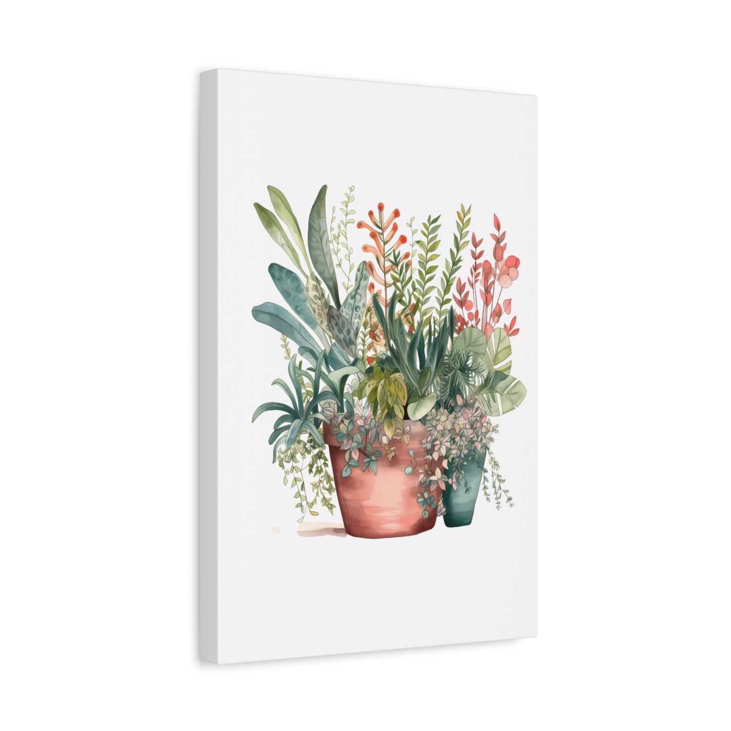 Floral Canvas Art Print, Home Decor, Botanical Wall Art