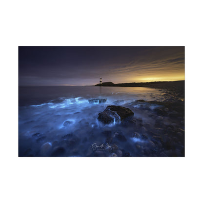 Bioluminescent Anglesey Fine Art Print | By Photographer Gareth Mon Jones
