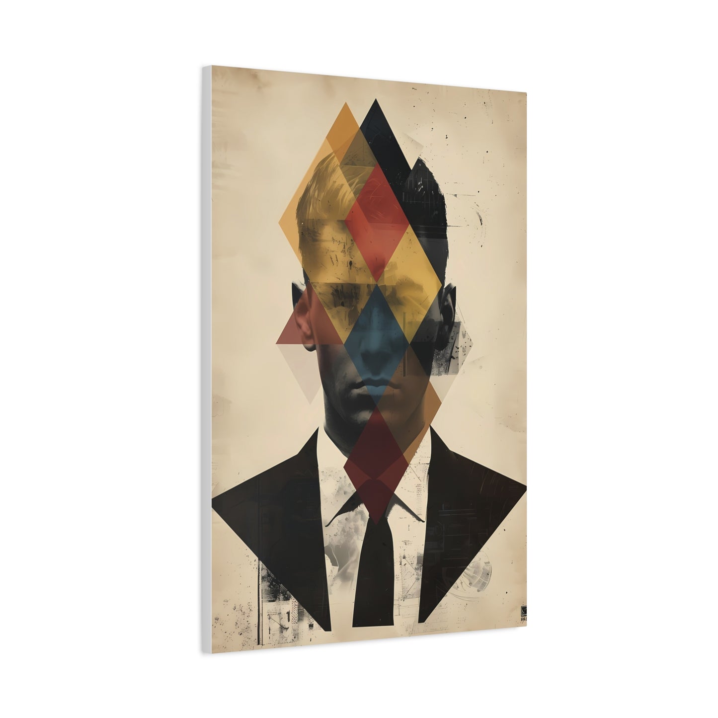 Abstract Portrait Canvas Art, Modern Wall Decor