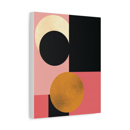 Golden Balance — Geometric Modern Wall Art