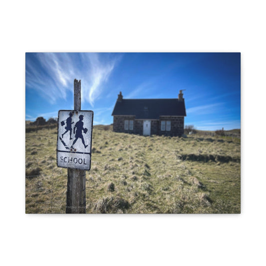 Canna School canvas print – By photographer Fergus King