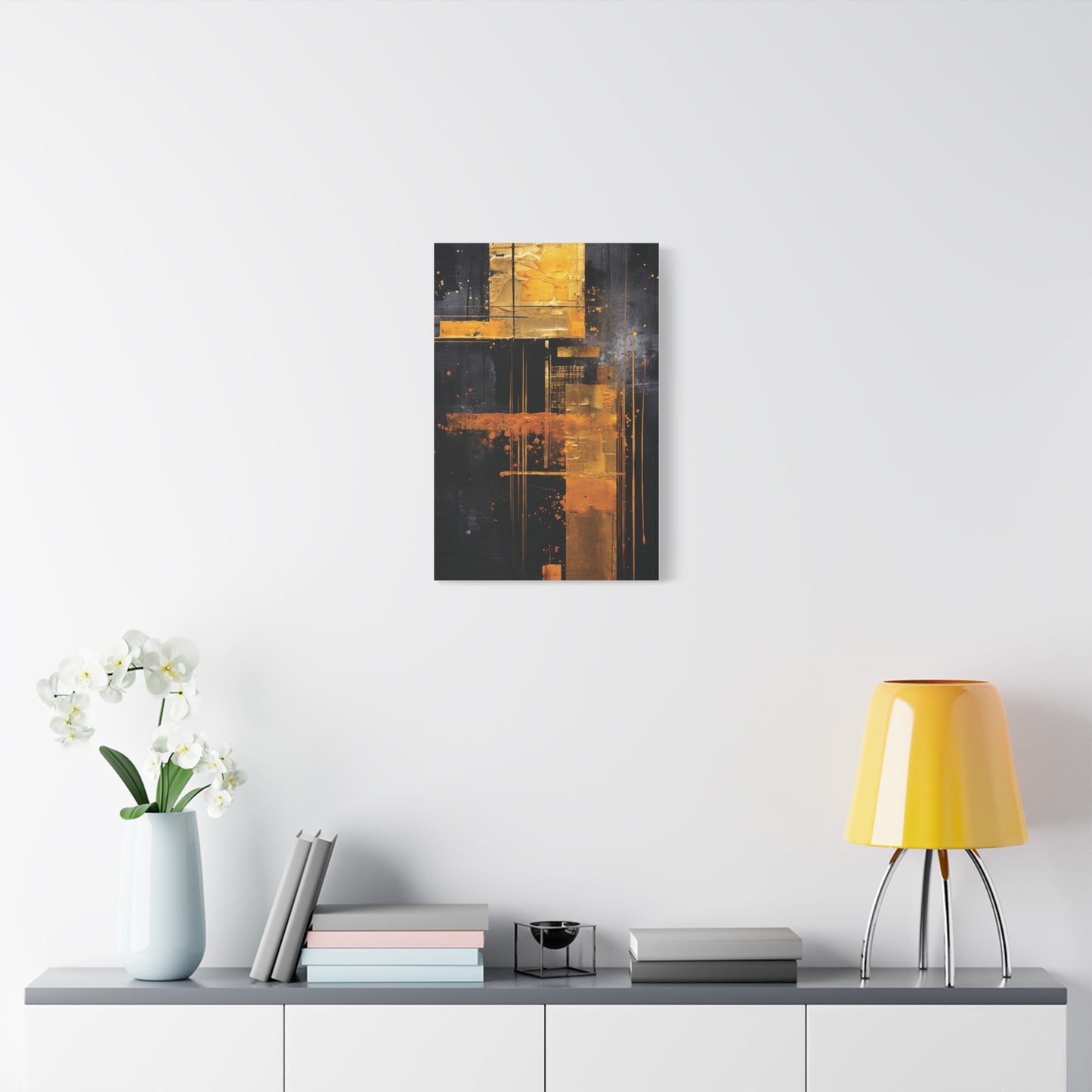 Abstract Modern Canvas Art Piece, Wall Decor
