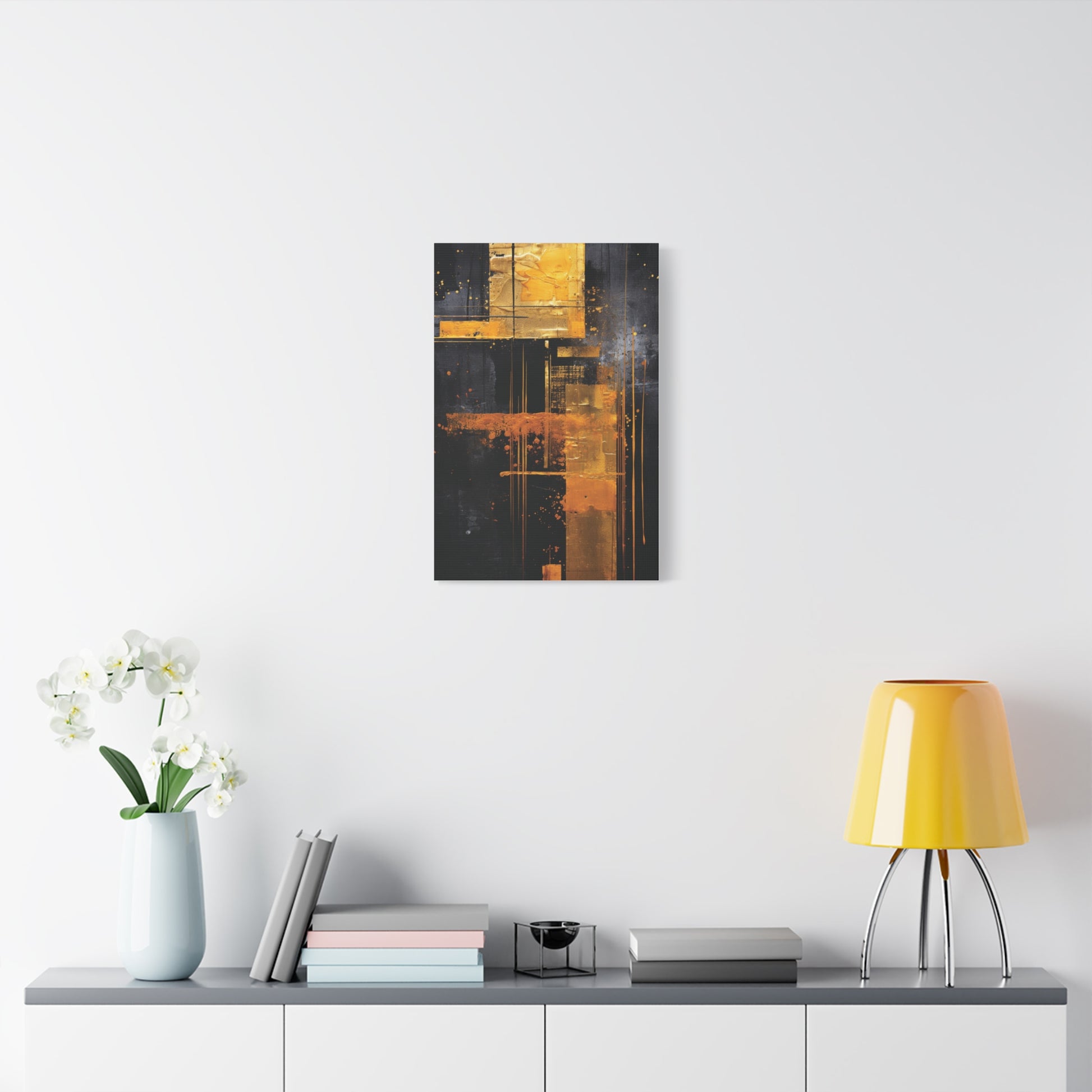 Abstract Modern Canvas Art Piece, Wall Decor