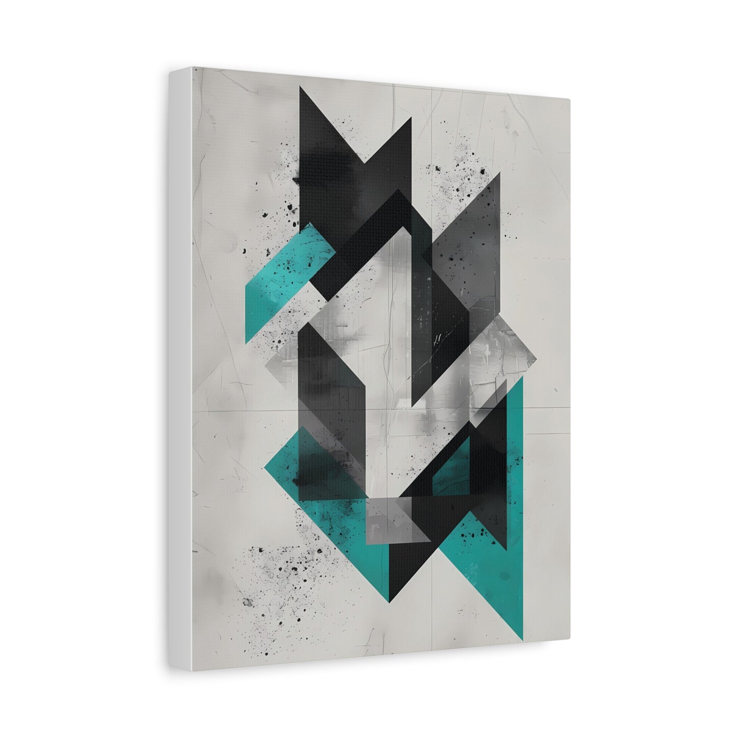 Structural Abstraction — Minimalist Geometry Poster