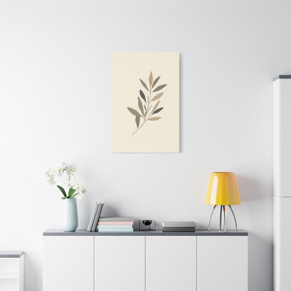 Minimalist Botanical Leaf Illustration