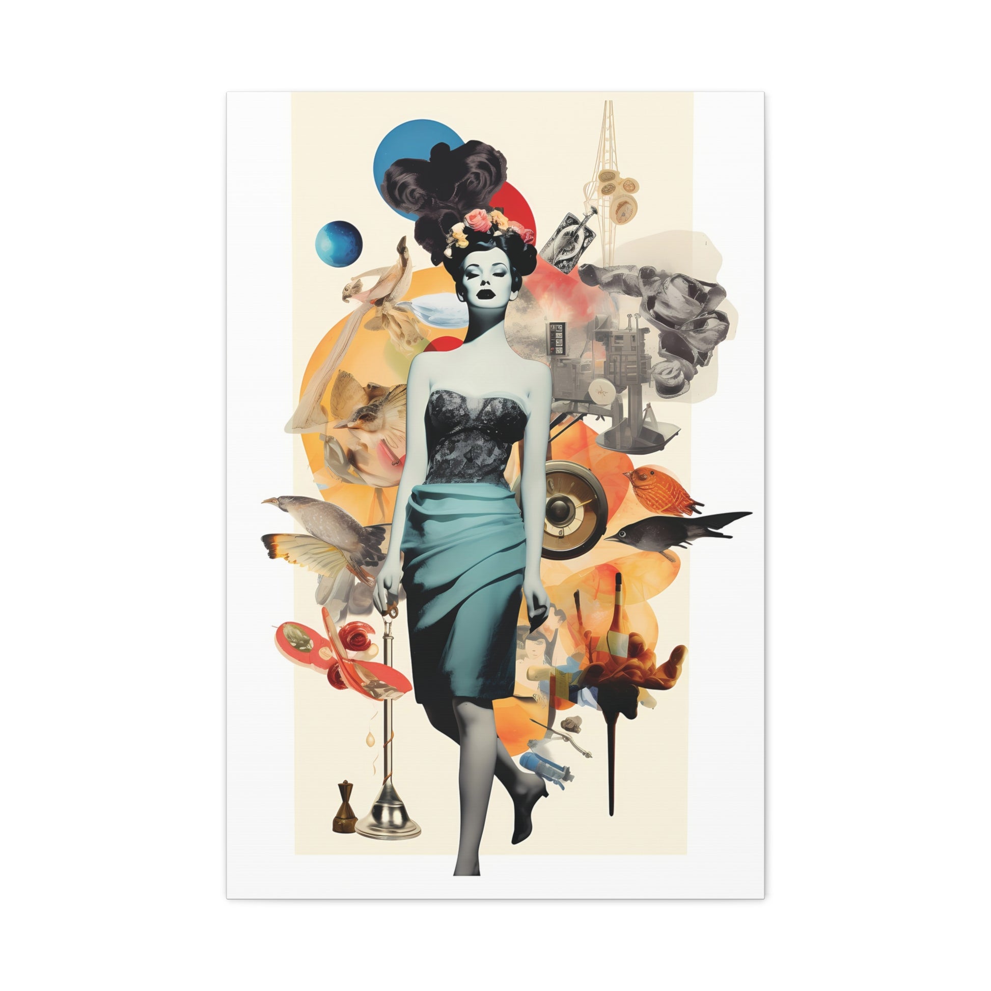 Artistic Wall Canvas Print, Graphic Art for Home Decor