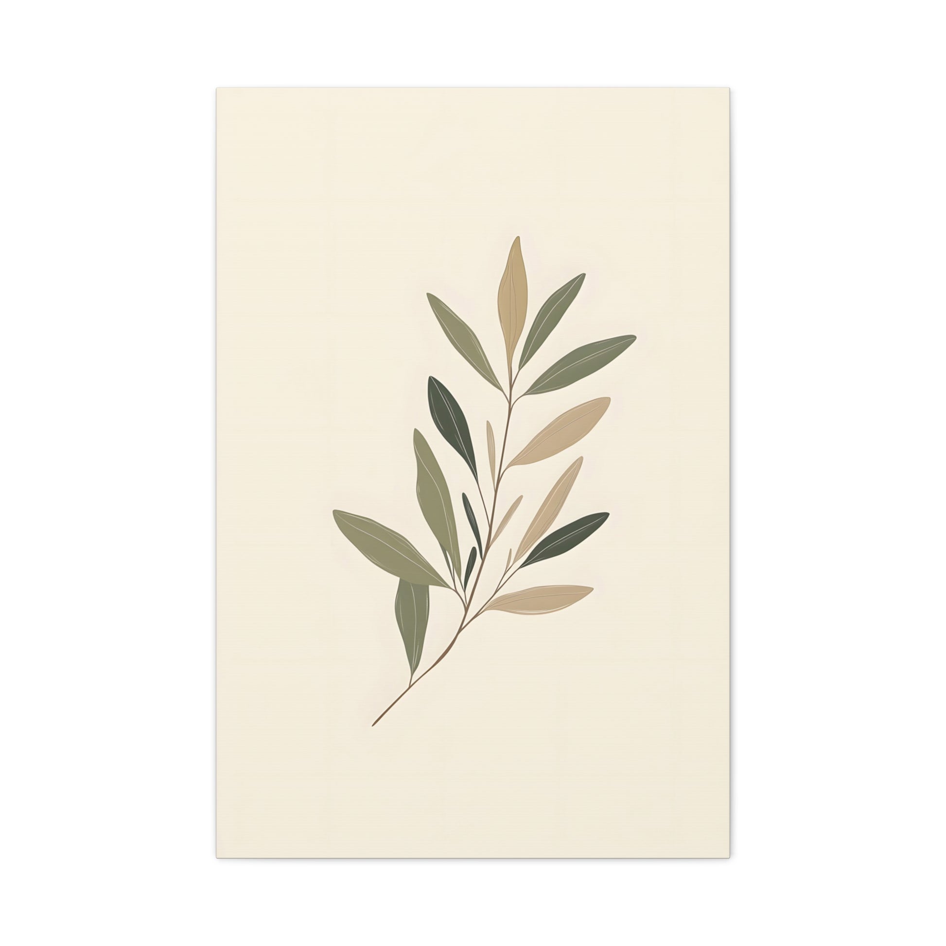 Minimalist Botanical Leaf Illustration