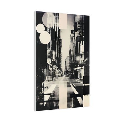 Urban Abstract Wall Art Canvas Print, Modern Home Decor