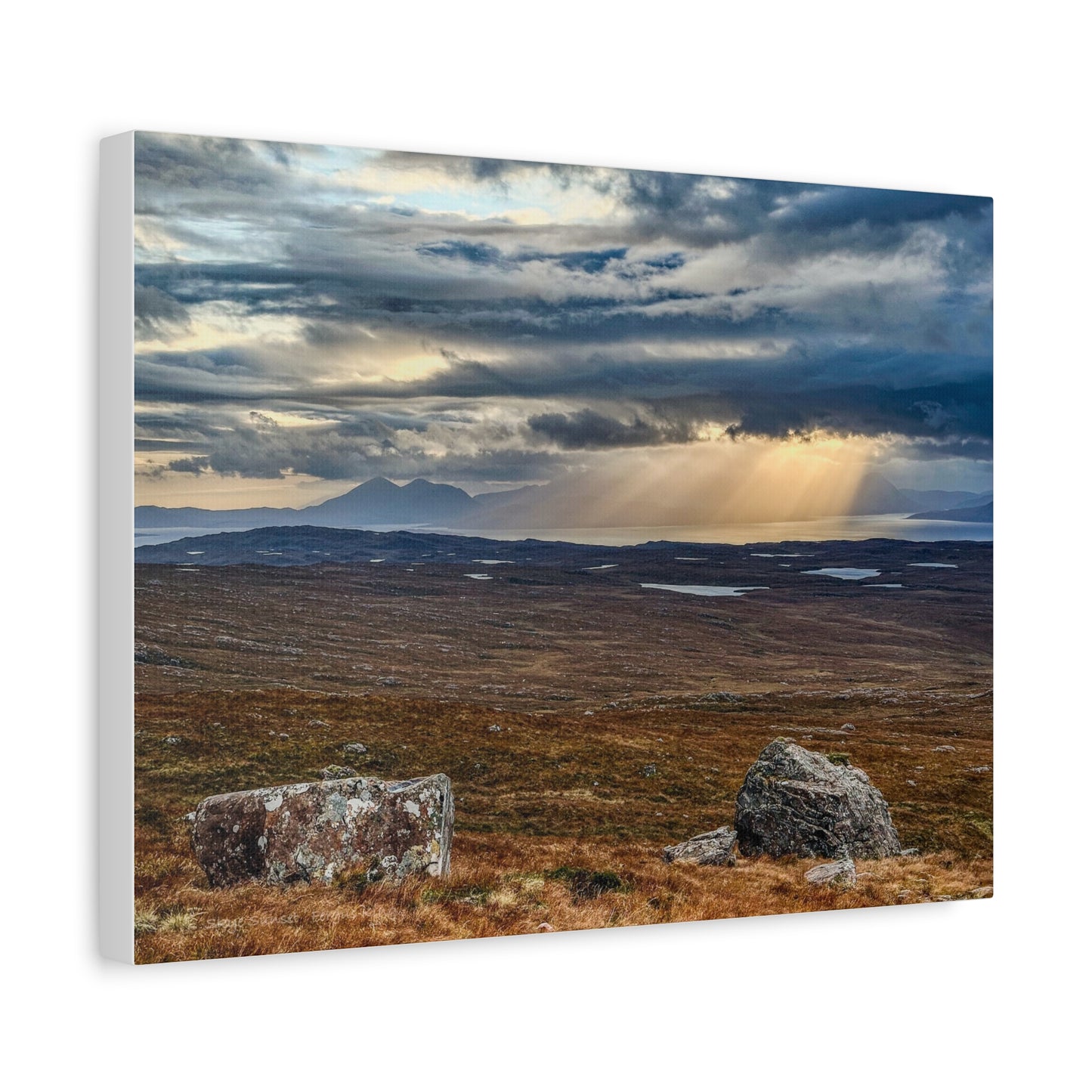 Skye Sunset Canvas Print – By Photographer Fergus King