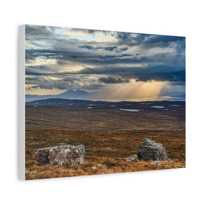 Skye Sunset Canvas Print – By Photographer Fergus King