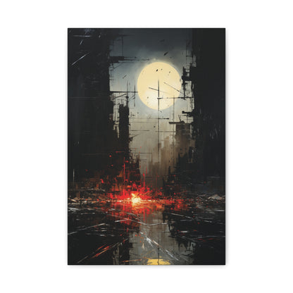 “The Last Light” — Dramatic Sci-Fi Wall Print
