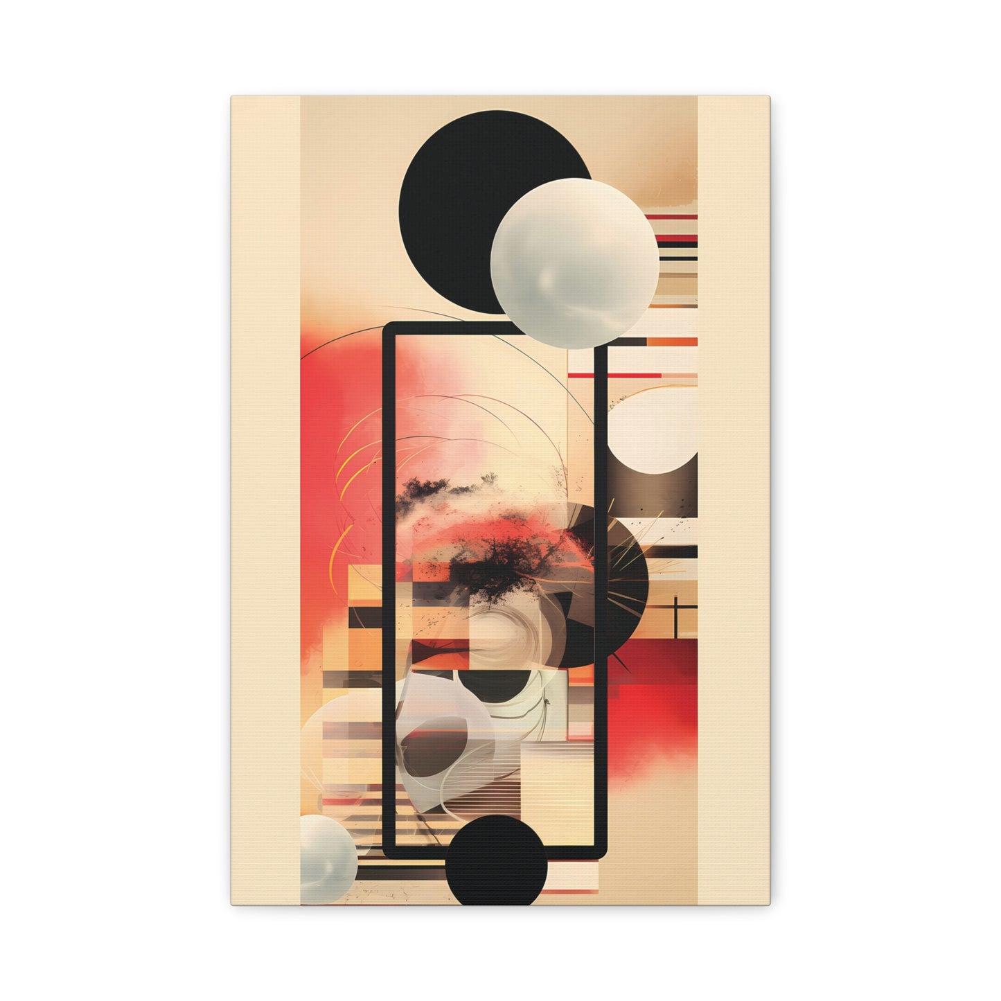 Abstract Geometric Wall Art Canvas, Modern Home Decor