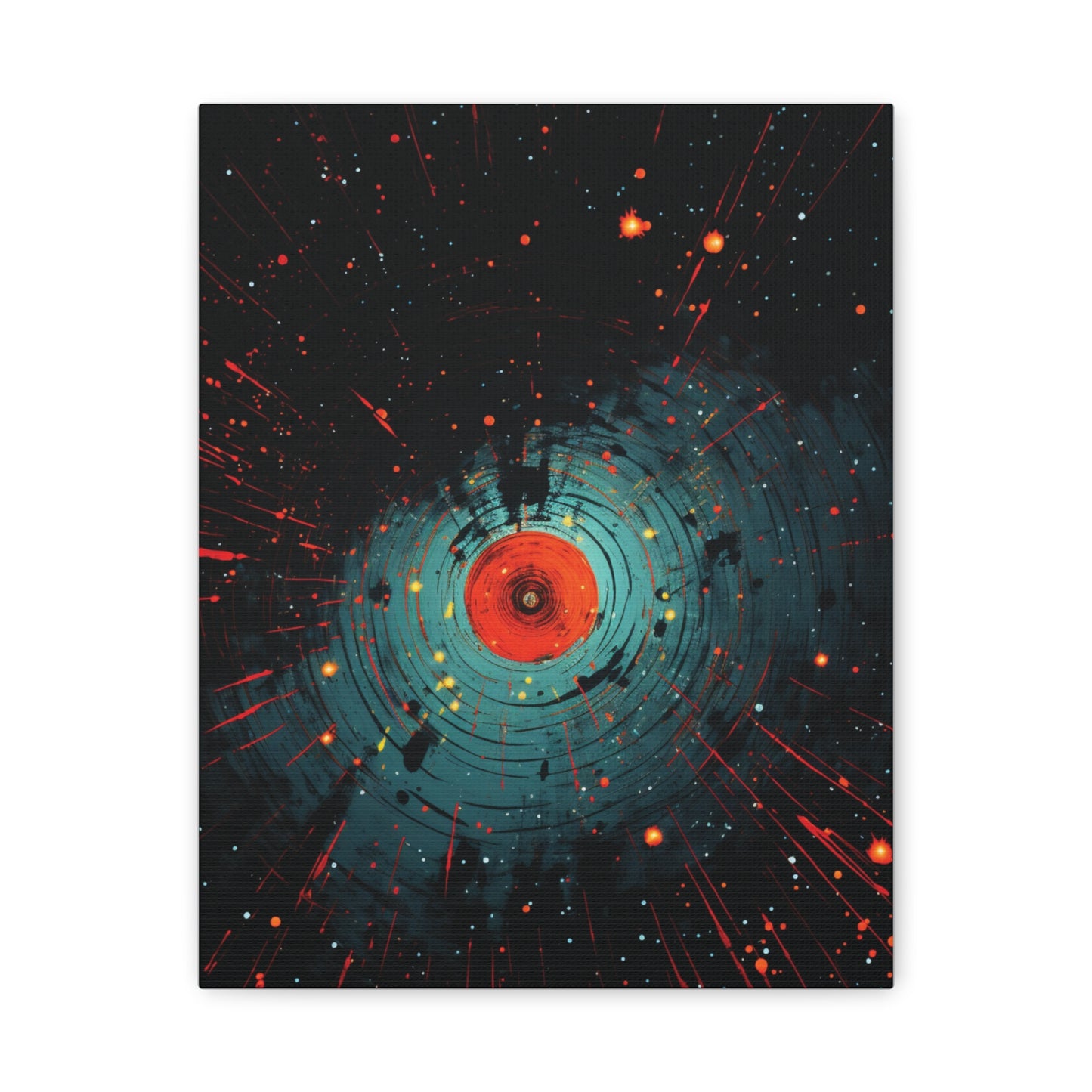Stellar Impact — Modern Space-Inspired Poster