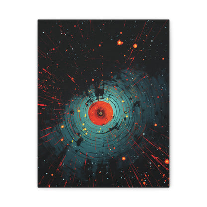 Stellar Impact — Modern Space-Inspired Poster