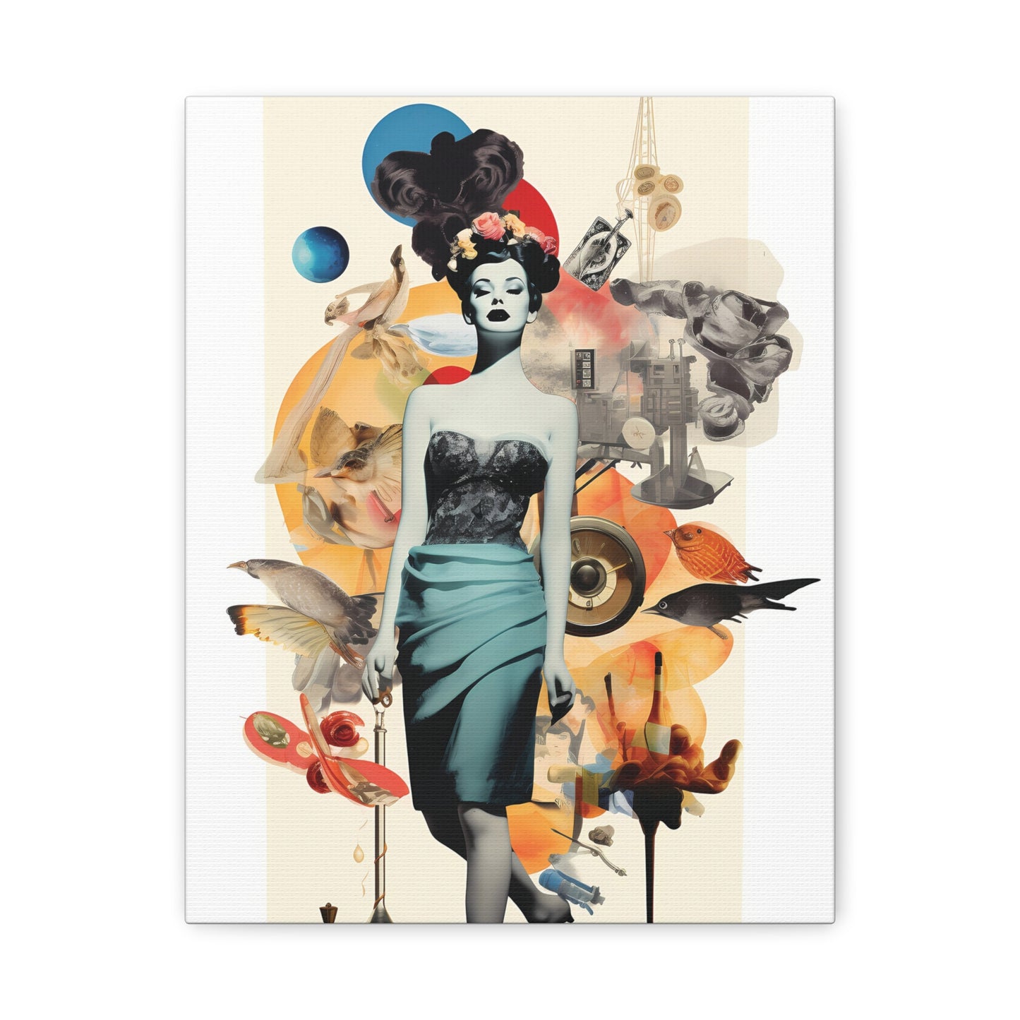 Artistic Wall Canvas Print, Graphic Art for Home Decor