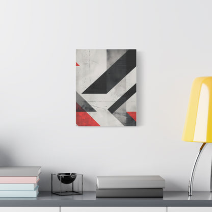 Industrial Arrows — Modern Black & Red Poster