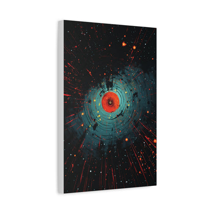 Stellar Impact — Modern Space-Inspired Poster