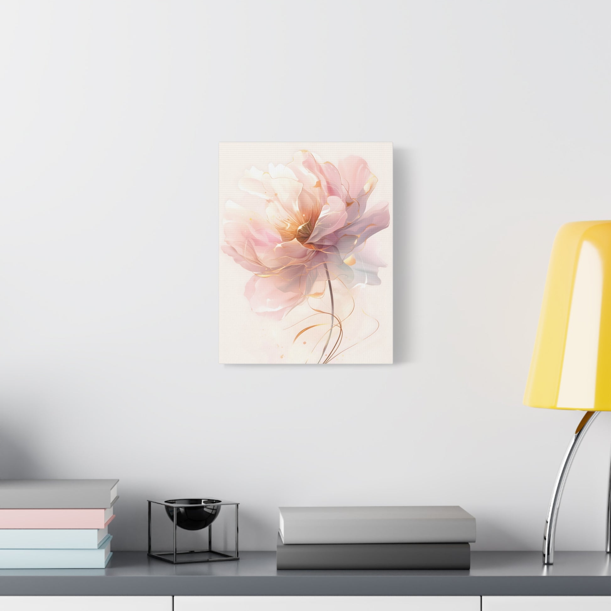 Ethereal Peony Floral Painting, Wall Art Gift for Garden Lovers