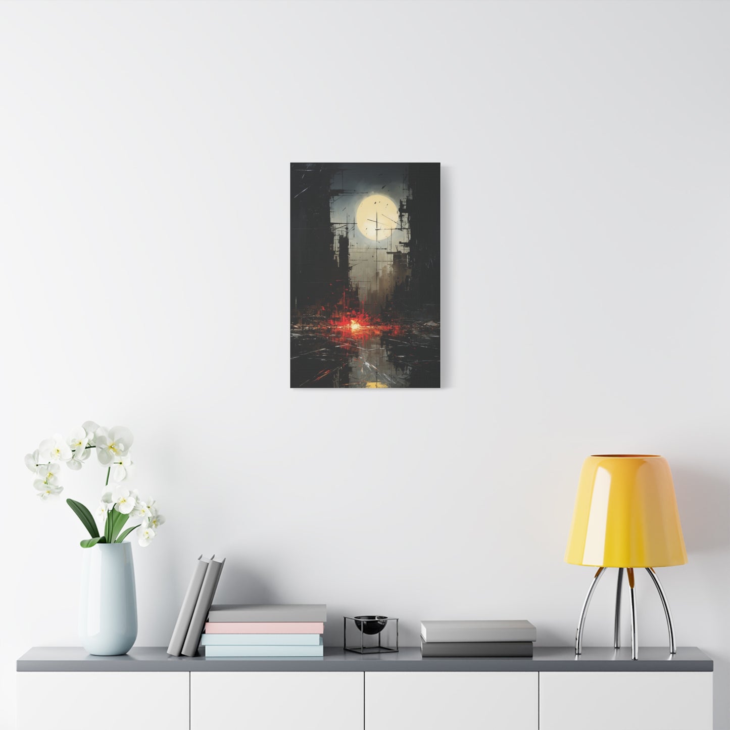 “The Last Light” — Dramatic Sci-Fi Wall Print