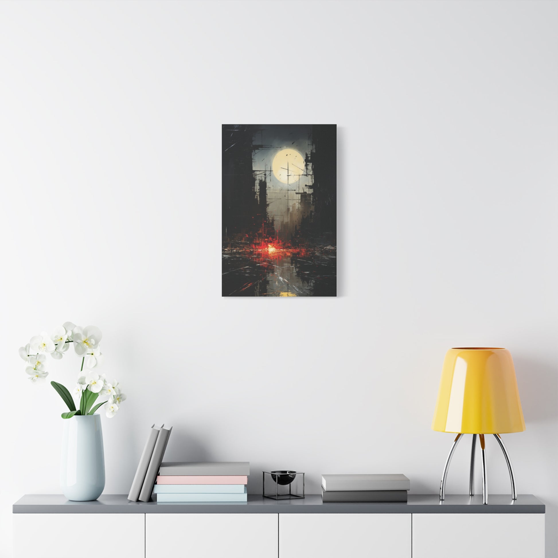 “The Last Light” — Dramatic Sci-Fi Wall Print