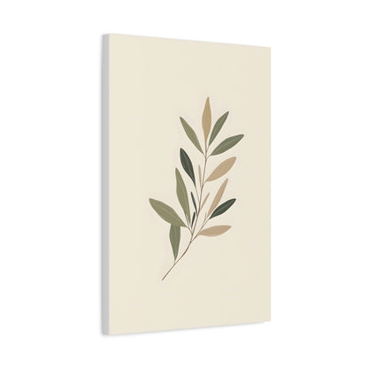Minimalist Botanical Leaf Illustration