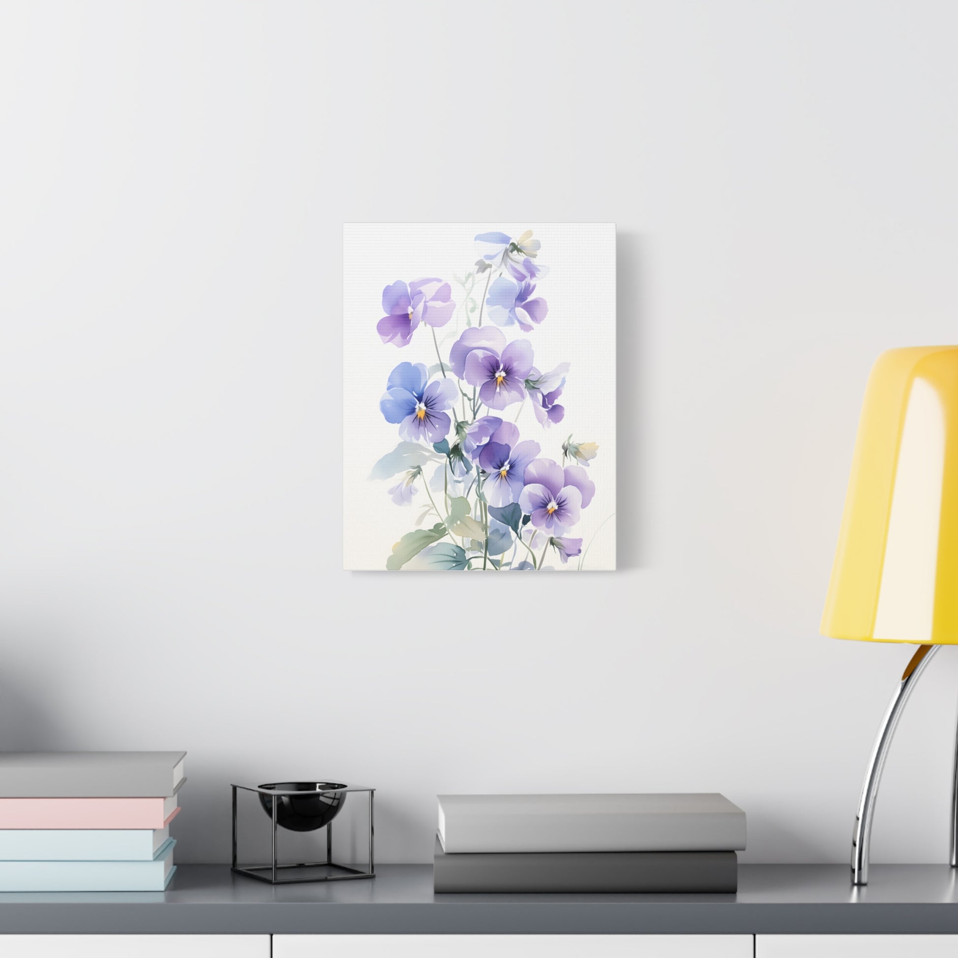 Delicate Spring Floral Art Print, Pastel Flower Wall Decor