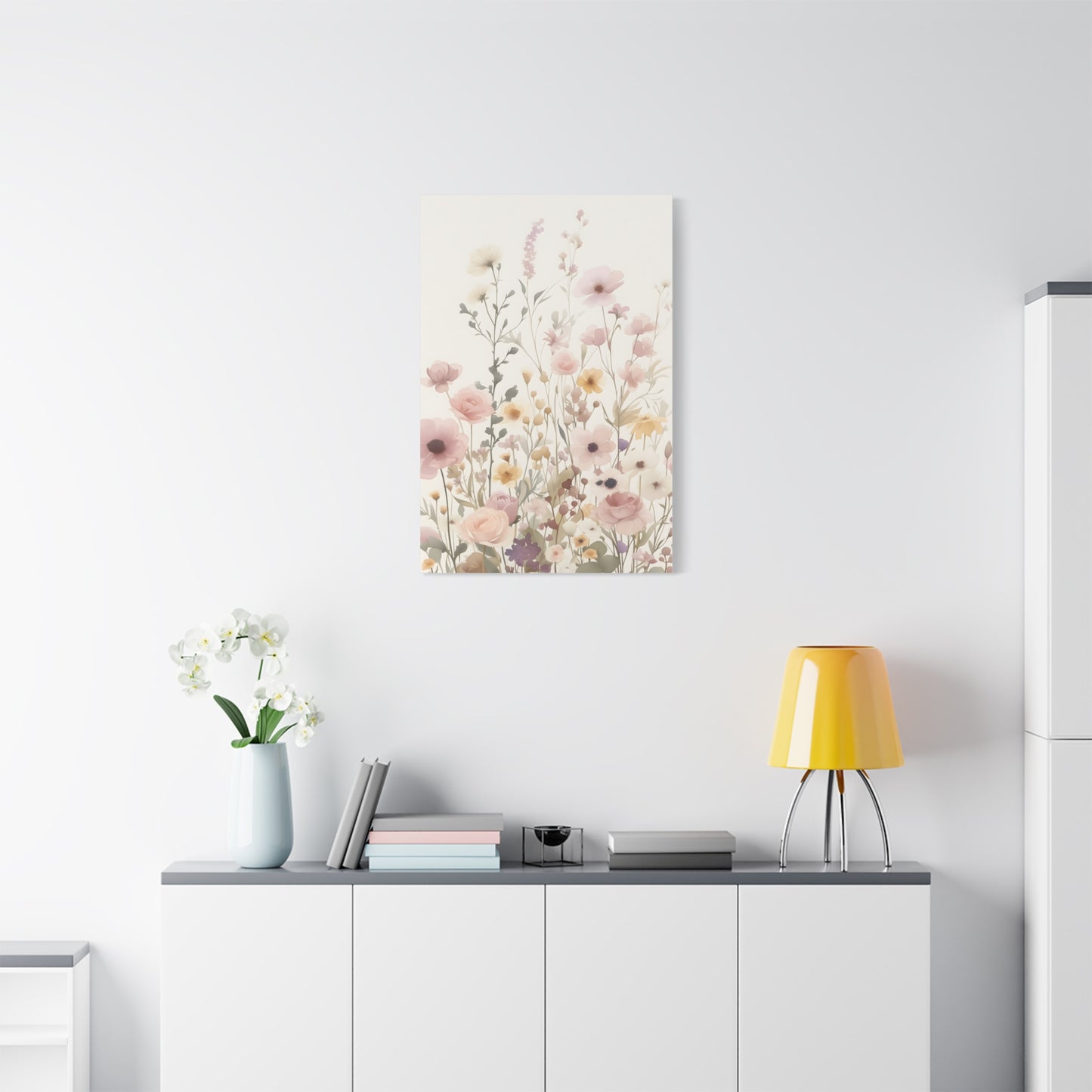 Floral Canvas Wall Art, Elegant Home Décor