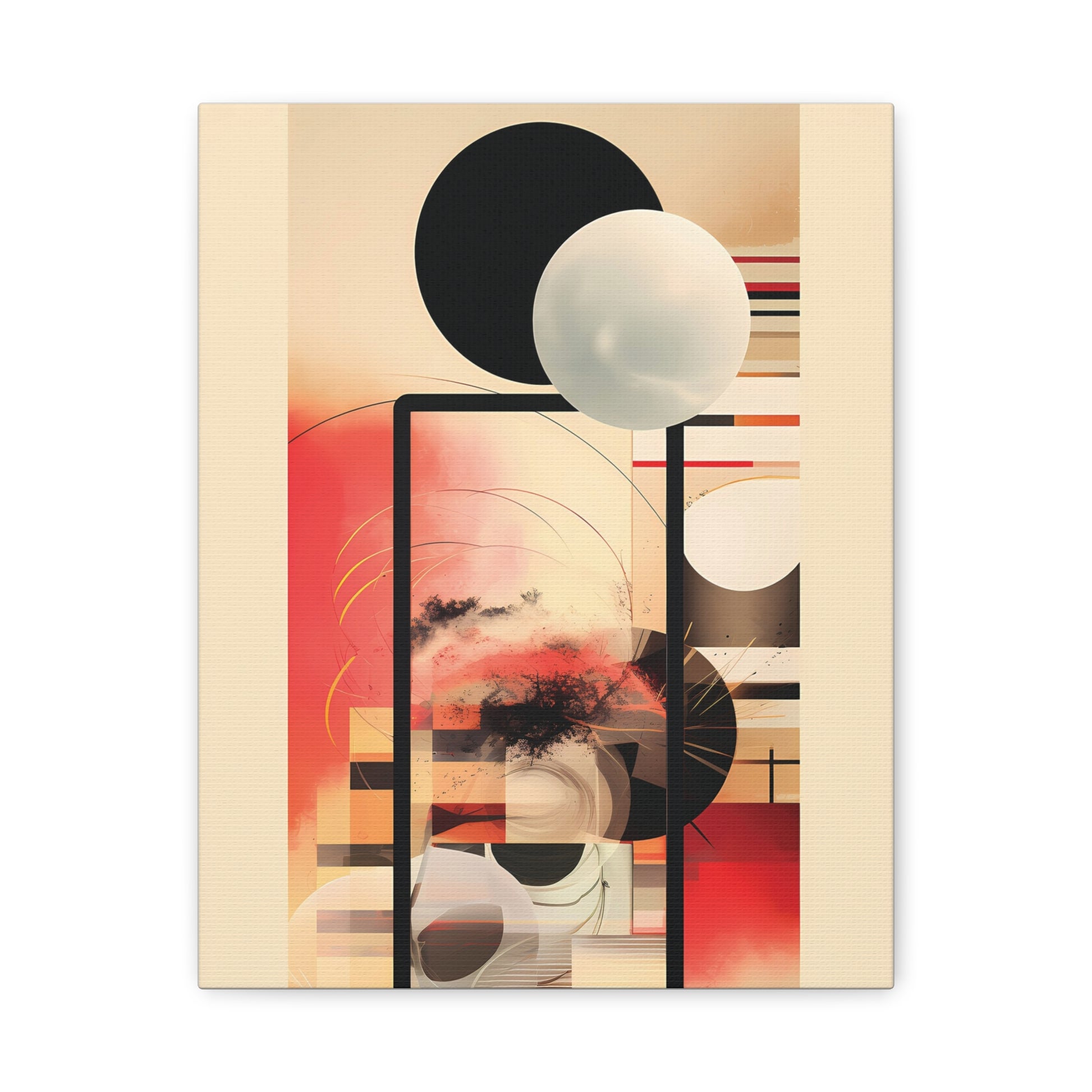 Abstract Geometric Wall Art Canvas, Modern Home Decor