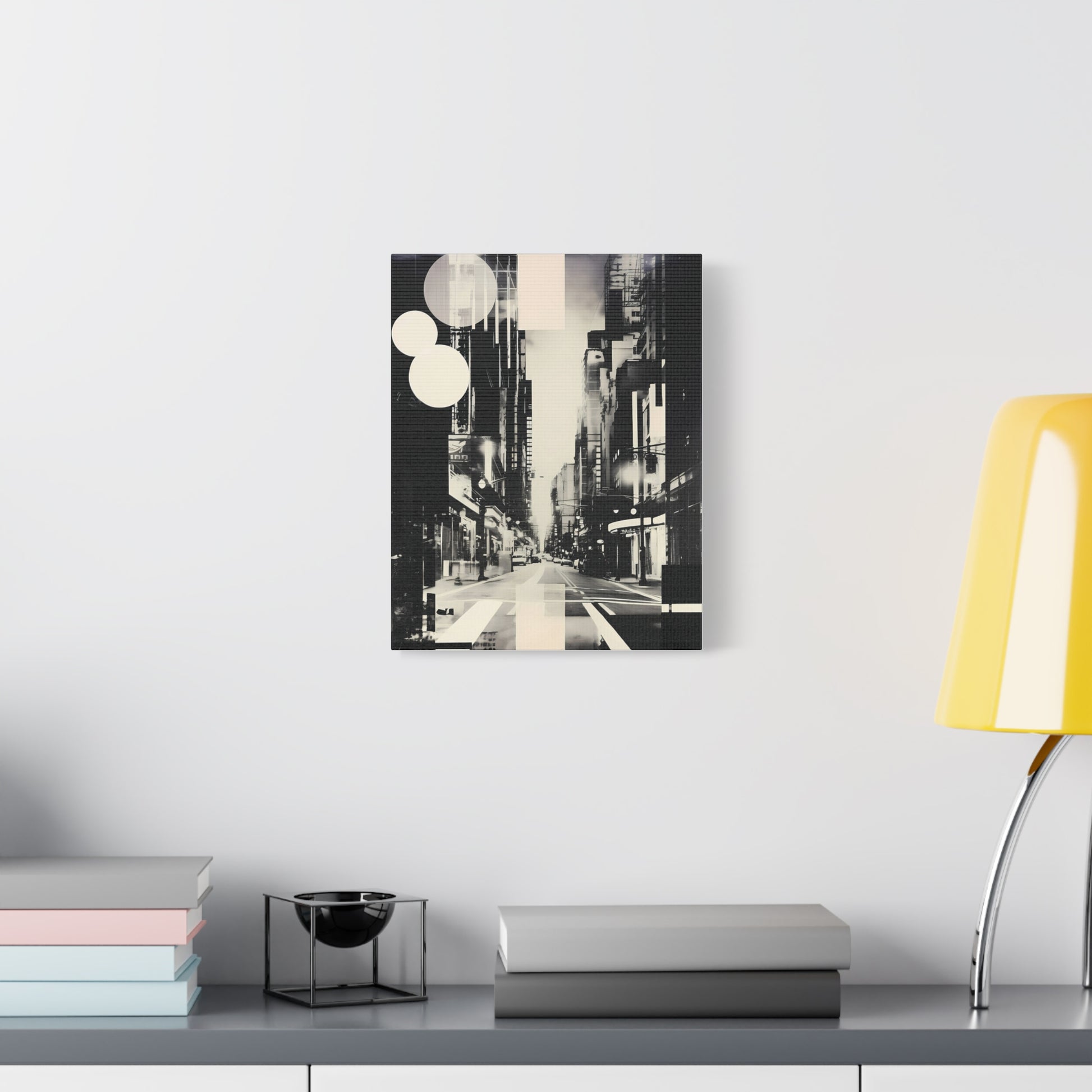 Urban Abstract Wall Art Canvas Print, Modern Home Decor