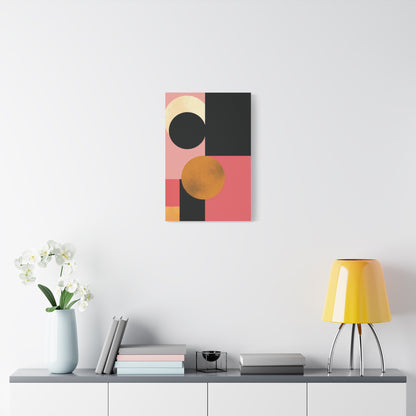 Golden Balance — Geometric Modern Wall Art