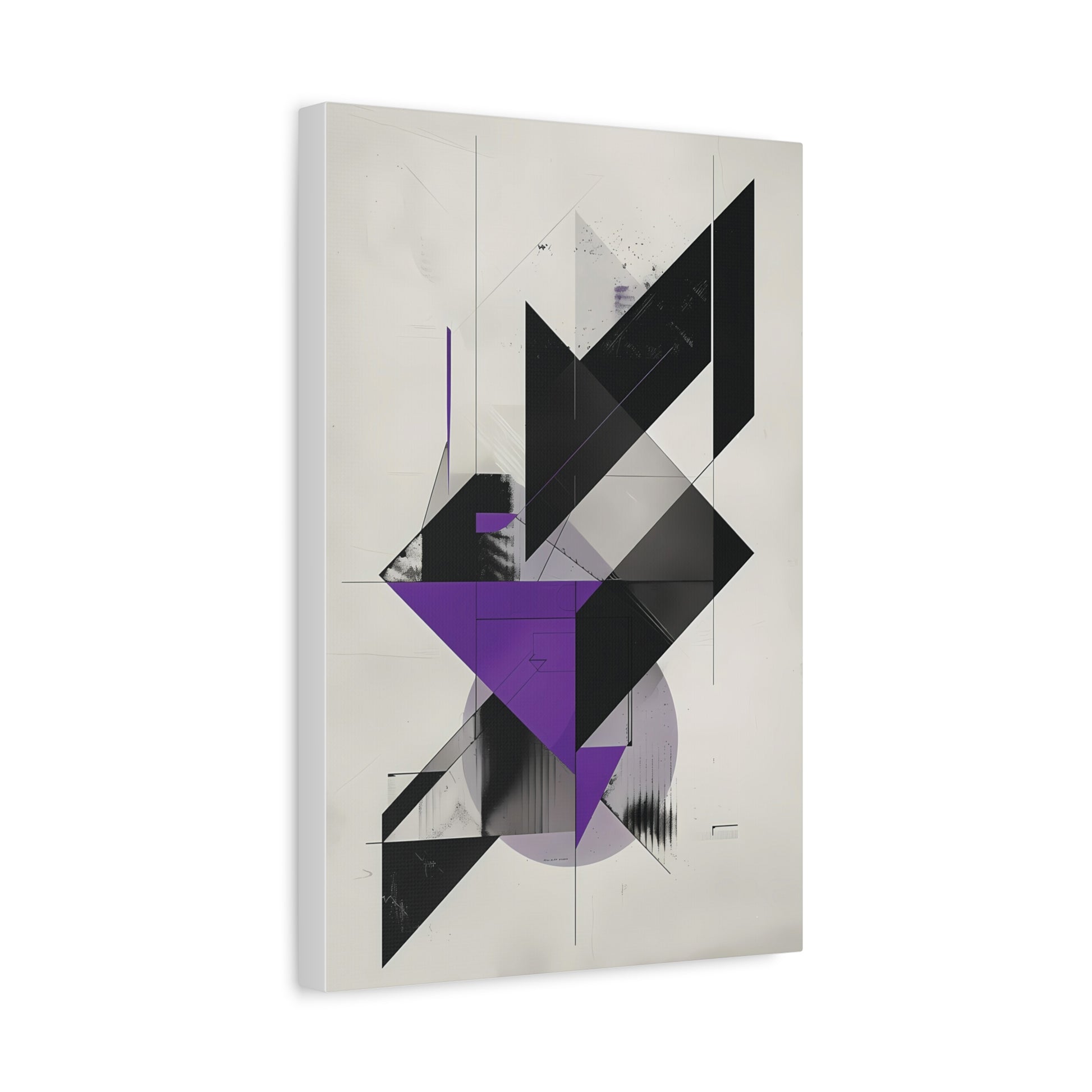 Precision Lines — Sleek Geometric Abstract Poster